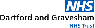 Dartford and Gravesham Hospitals logo and link