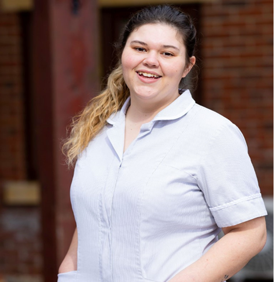 Picture Tiff Photograph of Tiffany who undertook a L2 Health and Social Care apprenticeship